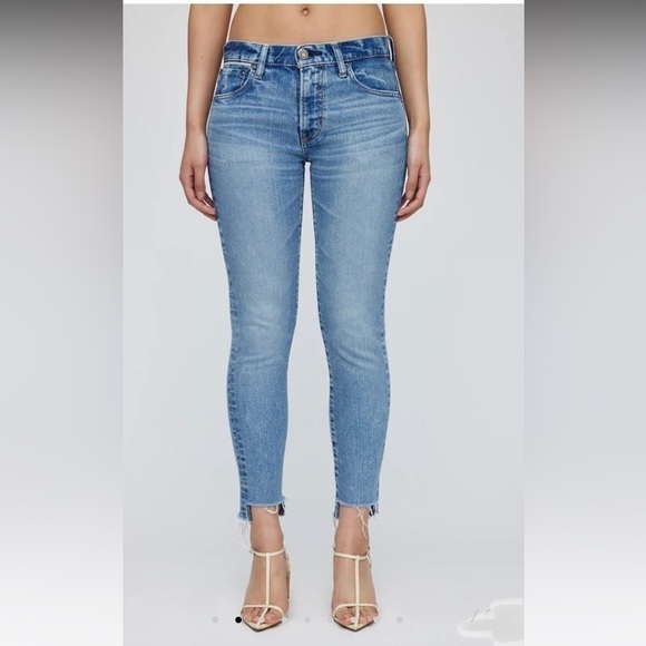 MOUSSY Vintage Blossom Skinny Jeans in Light Blue, Size 27 - Picture 14 of 14